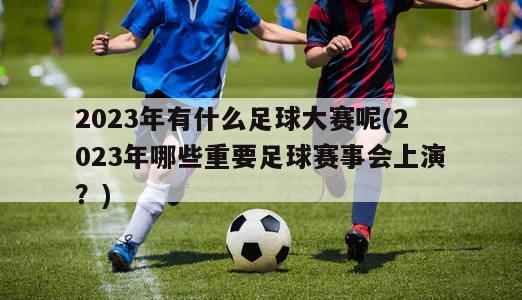 2023年有什么足球大赛呢(2023年哪些重要足球赛事会上演？)